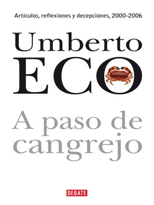 cover image of A paso de cangrejo